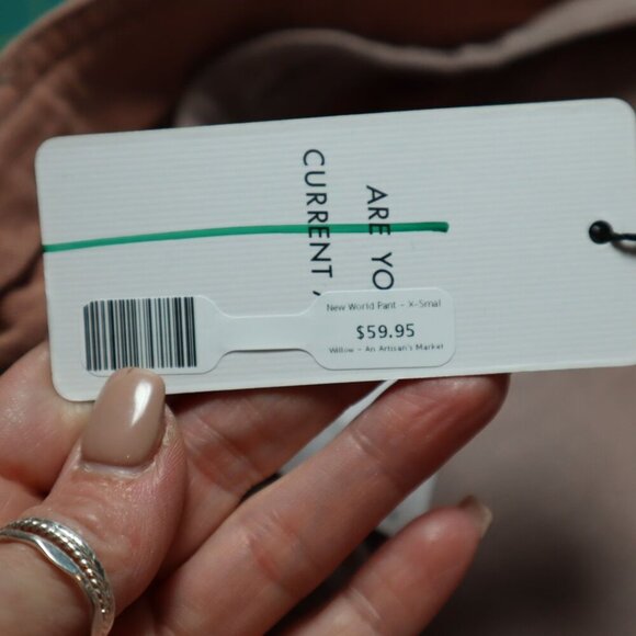 NEW Current Air New World Pant Womens Pegged Ankle Suspenders Carpenter Pockets - Picture 14 of 14